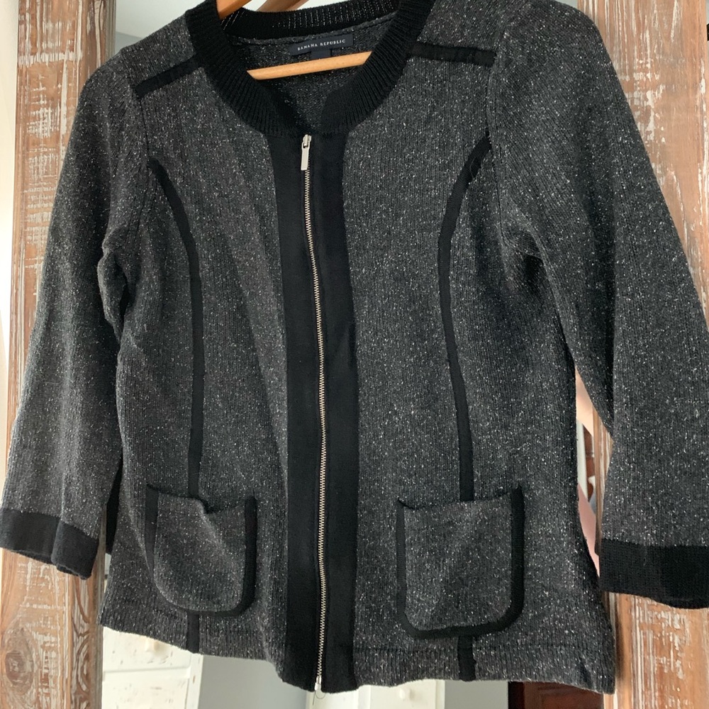 Banana Republic Tweed-Look Cardigan
